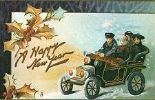 A Happy New Year Greetings. Unposted Reproduction Postcard picture