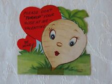 Vintage Valentine, Flat, Anthropomorphic, Turnip picture