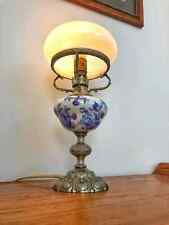 Delft Blue antique electric lamp, hand painted (late 1800s) picture