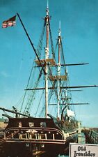 Postcard MA Boston Navy Yard USS Constitution Old Ironsides Vintage PC f9580 picture