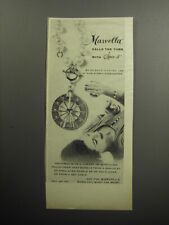 1956 Marvella Jewelry Ad - Marvella calls the turn with Spin It picture