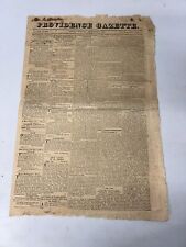 Providence Gazette September 4, 1820 Vol LVI No. 2992 ( Vol 1 No. 71 ) Newspaper picture