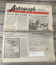 Vintage July 1994 Autograph Times Newspaper Collecting the NFL by Mail picture