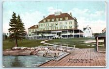BOOTHBAY HARBOR, Maine ME ~ MENAWARMET HOTEL c1908 Lincoln County Postcard picture