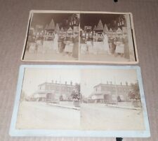2 East St Louis Illinois Stereoviews Storefront & Interior Richard Roe Groceries picture