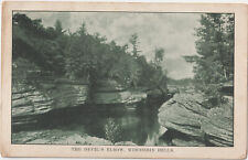 c1900s 1911 Natural Landmark Devils Elbow Wisconsin Dells Postcard picture