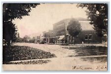 1906 Main Street Bank Dry Goods Store Ellicottville NY RPPC Photo Postcard picture