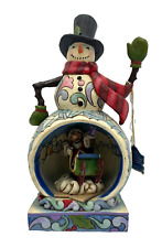 Jim Shore Disney Traditions Mickey Mouse A Winter Wonderland Snowman Music Box picture