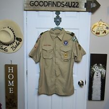 Vintage BSA Boy Scouts Of America Uniform Shirt sz Mens Small picture
