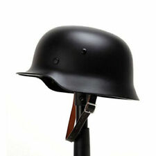 Wonderful 1PC Black WW2 German Elite WH Army M35 M1935 Steel Helmet Stahlhelm UK picture