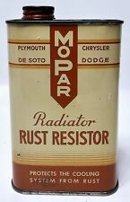Vintage MOPAR Rust Resistor Metal Can Plymouth Chrysler Dodge DeSoto EMPTY 16oz  picture