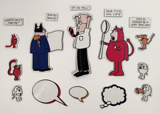 Dilbert Refrigerator Magnets Dogbert Catbert Various Lot Comic Cartoon Loose picture