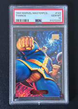 1994 Marvel Masterpieces Thanos #122 PSA 10 picture