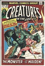 CREATURES ON THE LOOSE  20  VF/NM/9.0  -  Nice high grade pictureframe cover picture