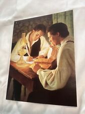 LDS Media Art BOM 8.5x11in Joseph Smith Translating Book Of Mormon Doctrine Cov. picture