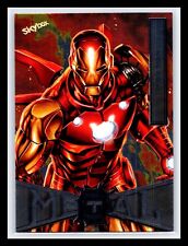 2021 Skybox Marvel Metal Universe #36 Iron Man Low Series Base picture