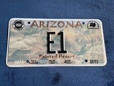 2015 Arizona ALPCA Painted Desert Souvenir License Plate # E 1 picture