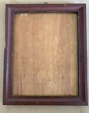 AAFA Antique Early Picture Frame Red Wash  picture