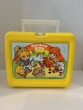 Vintage 1983 Rainbow Brite Lunchbox & Thermos Set picture