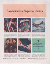 1943 Print Ad Hercules Powder CoCombination Unique in Plastics Cellulose Acetate picture
