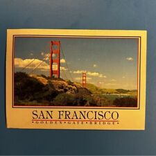 Vintage San Francisco Golden Gate Bridge photo postcard postmarked 1983 picture
