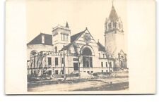 Wisconsin-La Crosse-Real Photo-Christ Church-Antique Postcard picture
