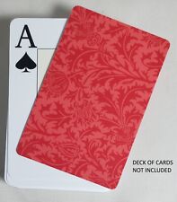 Premium Bridge Size Red Poker Cut Card For Dealer Stiff and Flexible Plastic picture