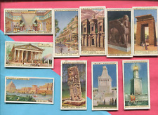 1926 W.D. & H.O. WILL'S CIGARETTES WONDERS OF THE PAST 10 DIFFERENT CARD LOT picture