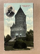 Postcard Cleveland OH Ohio President James A. Garfield Monument Vintage 1916 PC picture