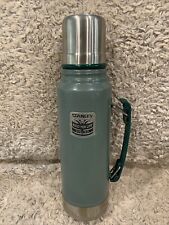 Stanley Thermos 100 Years Since 1913 Green 1.1 Quart Stainless Steel Cup/Cap picture