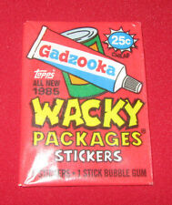1985 VINTAGE WACKY PACKAGES UNOPENED RED PACK IN EXCELLENT CONDITION picture