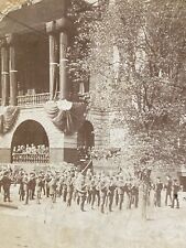 Canton Ohio OH President McKinley Funeral Courthouse Antique Stereoview SV Photo picture