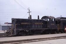 LOUISVILLE & NASHVILLE  EMD SW9 #2256 switching passenger cars  Louisville 4/67 picture