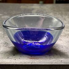 Willu Johansson Hadeland Norway Scandinavian Cobalt Blue Trinket Dish Bowl Small picture