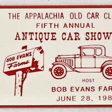 1981 Bob Evans Farms Appalachia Car Club Antique Show Bidwell Rio Grande Ohio picture