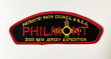 Boy Scout Patriot's Path Council CSP SA-3 PHILMONT 2000 NEW JERSEY EXPEDITION picture