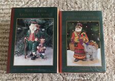 Lot Of 2 VTG Santa’s Around The World Figurines Irish Santa And Kwanza Santa picture