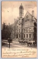 1905 Postcard Packer Collegiate Institute Brooklyn NY Horse and Buggie  A1 picture