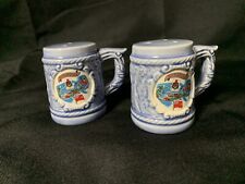 Vintage Mini Bermuda Ceramic Island Mug Blue Salt & Pepper Shakers picture