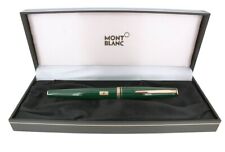 NEW OLD STOCK MONTBLANC GREEN GENERATION FOUNTAIN PEN NEVER INKED STICKERED picture