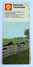 1972 SHELL KENTUCKY TENNESSEE Vintage Road Map by H.M. GOUSHA picture