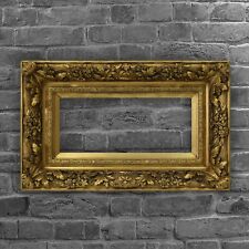 19th cent old wooden frame, original gilding dimensions 23.2 x 10.6 in picture