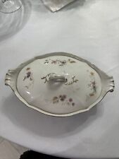 Antique Semi Porcelain Wedgewood & Co Covered Serving Bowl picture