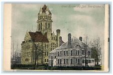 c1910's Court House And Jail Exterior Port Clinton Ohio OH Unposted Postcard picture