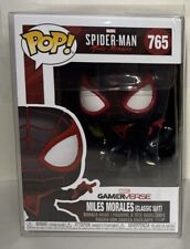 Funko Pop Miles Morales-Classic Suit #765 W/ Protector picture