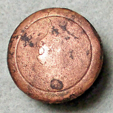 1700's period 25mm Low-Convex 1-piece Button A  King Midas button effigy picture
