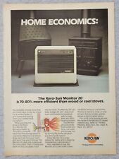 1981 Magazine Advertisement Page Kero-Sun Monitor 20 Kerosene Heater Print Ad picture