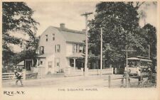 c1905 The Square House Trolley Purchase Street Scene Rye NY P340 picture