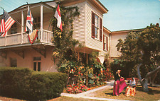 St Augustine FL Florida, Old Spanish Treasury Building, Vintage Postcard picture