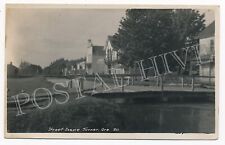 TURNER OR Oregon STREET SCENE Hotel Store Canal Bridge Downtown Real Photo RPPC picture
